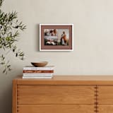 "Four Photo: Landscape Framed Photo" - Framed Photo in Dusty Rose by Angela Garrick - In a Room