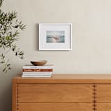 "Panorama: Landscape" - Framed Photo in Salt by Olivia Raufman - In a Room