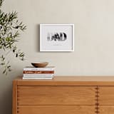 "DAD: Framed Photo" - Framed Photo in Chalk by Olivia Kanaley Inman - In a Room