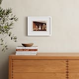 "Framed in Time: Landscape" - Framed Photo in Silk by Alisa Galitsyna - In a Room