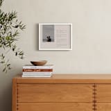 "Poetic" - Framed Photo in Ecru by Jenna Holcomb - In a Room