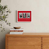 "Minimalist Vintage Frames" - Framed Photo in Holly Berry by Creo Study - In a Room