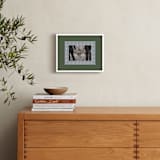 "Gingham: Landscape" - Framed Photo in Forest by Kelly Watkins - In a Room