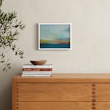 "Morning Walk II" - Art Print in Teal by AlisonJerry - In a Room