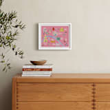 "Paris Map" - Art Print in Rose by Jenna Holcomb - In a Room