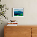 "Enchanted Vista" - Art Print in White by Jenny Partrite - In a Room