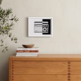 "Two-Tone Transistor Radio" - Art Print in Black & White by Jonathan Brooks - In a Room