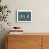 "Space to Explore III" - Art Print in Twilight by Heather Schertzer - In a Room