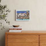 "Hoboken" - Art Print in Blue by Misty Hughes - In a Room