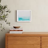 "Seafront" - Art Print in Sea Blue by Itsy Belle Studio - In a Room