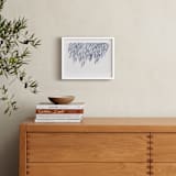 "Dreaming of Leaves" - Art Print in White by Priscilla Lee - In a Room
