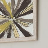 "Bright Star Series 2" - Art Print in Neutral by Angela Simeone - Frame Close-up