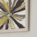 "Bright Star Series 2" - Art Print in Neutral by Angela Simeone - Frame Close-up