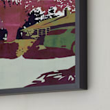 "37th Street 1" - Art Print in Grey Rose by lisa Mundorff - Frame Close-up