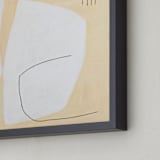 "TURMERIC & TUSK" - Art Print in eggshell by Keren Toledano - Frame Close-up