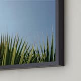 "Summer Fringe" - Art Print in California Sky Blue by studio SYLVO - Frame Close-up