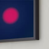 "Sun in the dust. Variations 1" - Art Print in Blue and Red by Arash Fattahi Acosta - Frame Close-up