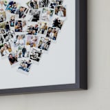 "Heart Snapshot Mix® Photo Art" - Framed Photo in White by Minted - Frame Close-up