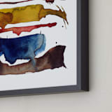 "of land and sea no.3" - Art Print in Earth by Kiana Lee - Frame Close-up