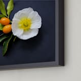 "Bold and Botanical No. 1" - Art Print in Navy Chalkboard by Maddy Hague - Frame Close-up