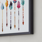 "Native" - Art Print in Multi Colored by Kelsey McNatt - Frame Close-up