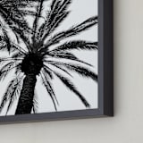 "Pattern In The Sky" - Art Print in Black and White by Leslie Le Coq - Frame Close-up