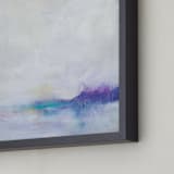 "Escape " - Art Print in Blue White by Julia Contacessi - Frame Close-up