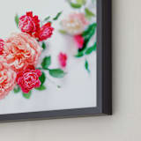 "Concert" - Art Print in Rosy Pink by Kristin Muntean - Frame Close-up