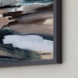 "Stormy Summer" - Art Print in stormy sky by Lauren Packard - Frame Close-up