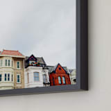 "Aligned" - Art Print in creams by Giulia Doyle - Frame Close-up