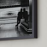 "Patience" - Art Print in Black and White by Mark Kirby - Frame Close-up