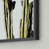 "Green Guy" - Art Print in Green by Kimberly Young - Frame Close-up