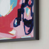 "Opus" - Art Print in Brilliant Magenta by Katie Craig - Frame Close-up