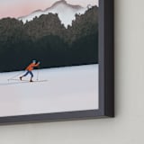 "Nordic Love" - Art Print in muted by Shannon - Frame Close-up