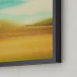 "Wild Blue Yonder" - Art Print in Aqua  by Stacy Kron - Frame Close-up