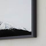 "True North" - Art Print in White by Irene Suchocki - Frame Close-up