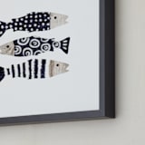 "Wooden Fishes" - Art Print in Lake by iamtanya - Frame Close-up