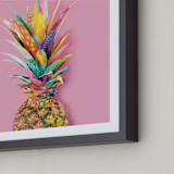 "Pineapple Crown" - Art Print in Vibe by EttaVee - Frame Close-up
