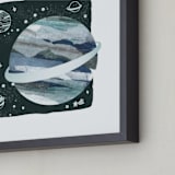 "Space Doodle" - Art Print in Galaxy by Megan Cash - Frame Close-up
