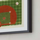 "Dinger 2 Diamond in the Rough" - Art Print in Clay by Kamala Nahas - Frame Close-up