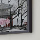 "Emperors Palace" - Art Print in Oink by Katrina Leandro - Frame Close-up