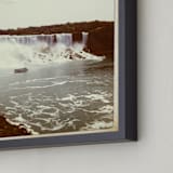 "Niagara Falls-US" - Art Print in warm by Margaret Hine - Frame Close-up