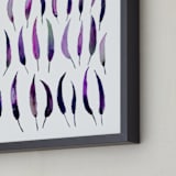 "Eucalyptus" - Art Print in radiant orchid by Kiana Lee - Frame Close-up