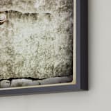 "Spiral Shell" - Art Print in sepia by Margaret Hine - Frame Close-up