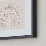 "small things" - Art Print in Coconut by Christina Novak - Frame Close-up
