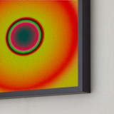 "Sun in the dust. Variations 18" - Art Print in Psychedelic Yellow by Arash Fattahi Acosta - Frame Close-up