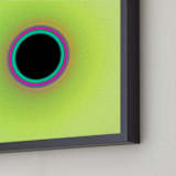 "Sun in the dust. Variations 6" - Art Print in Highlighter Yellow by Arash Fattahi Acosta - Frame Close-up