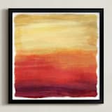 "Radiance" - Art Print in Sunrise by Hooray Creative - Framed