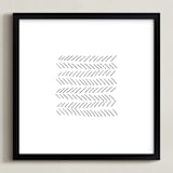 "Arrows" - Art Print in ebony by Waldo Press - Framed