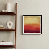 "Radiance" - Art Print in Sunrise by Hooray Creative - In a Room